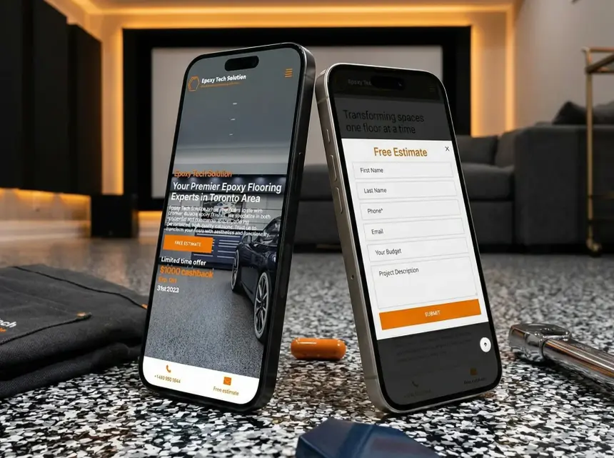 Estimate form and certifications on the Epoxy Tech Solution website