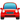 emoji red car