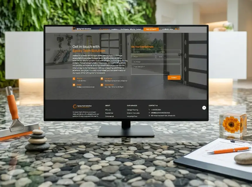 Services and locations pages linked together