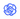 3D abstract blue tangled network