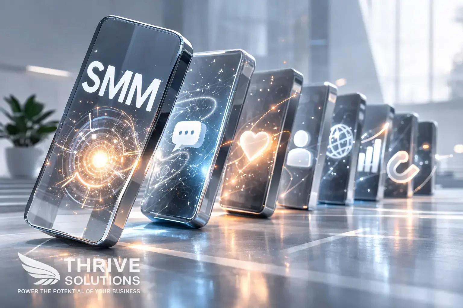 Social media & content articles by Thrive Solutions