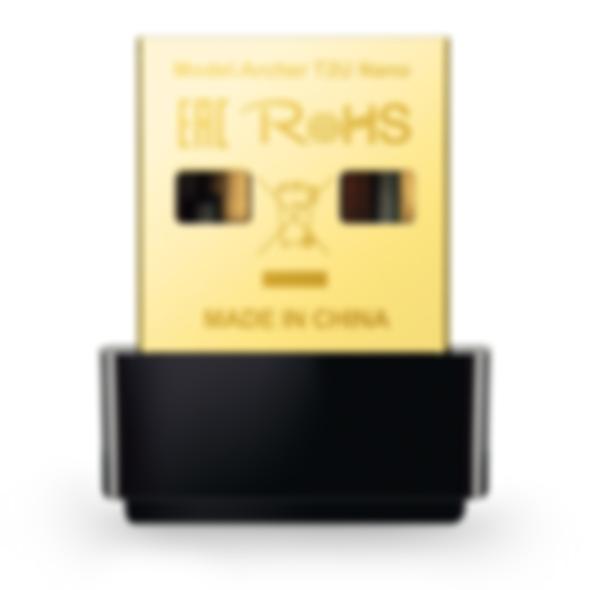 Archer T2U Nano Беспроводной USB-адаптер Nano AC600